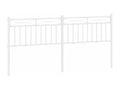 White metal headboard 180cm LNCJ39837