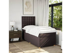 Dormeva bed base with mattress, dark brown, 100x200 cm QVUX57133