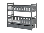Dormeva BB014 Bunk Beds 80x190 cm Graphite ZATF88715