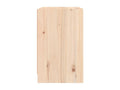 Bedside table 40x31x50 cm Solid pine wood WTBO95427