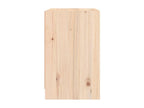 Bedside table 40x31x50 cm Solid pine wood WTBO95427