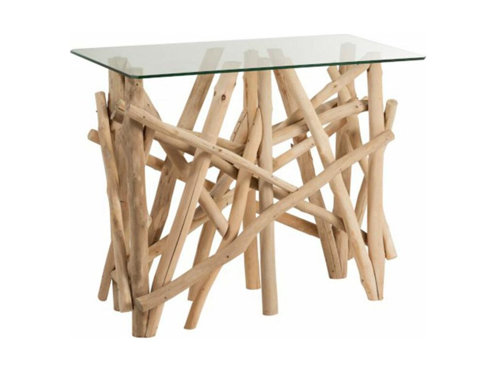 Dormeva 96cm Natural Wood Design Console Table MDMK77780