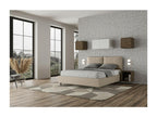 Modern adult bed with faux leather upholstered cushions - Dormeva White - 80x190cm - Optional with storage BUMT13745