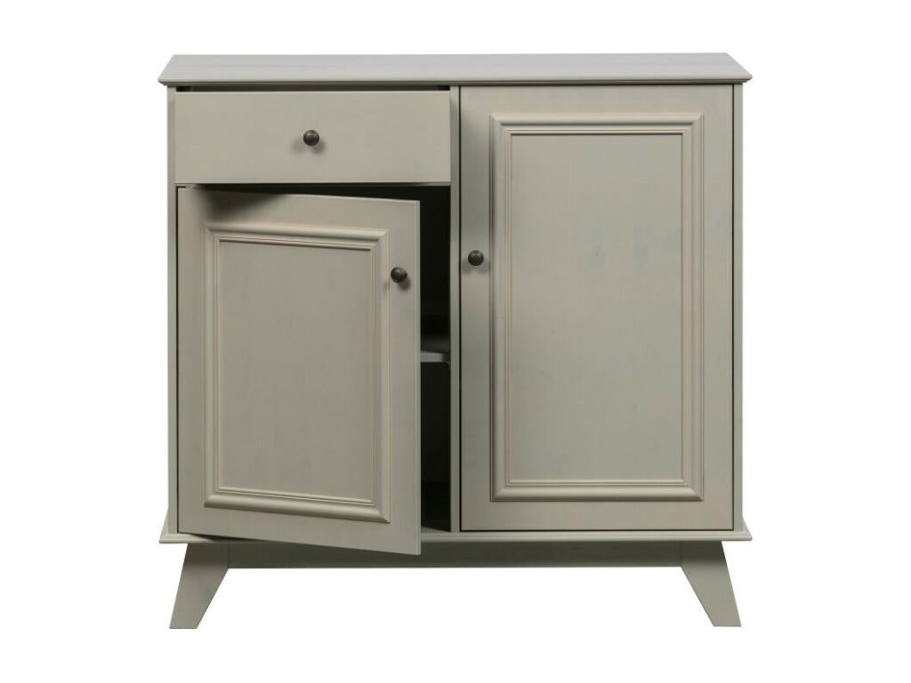 Zensova - Children's chest of drawers with 2 doors and 1 drawer in solid pine - Zensova OIMU44583