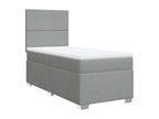 Dormeva bed base with light grey mattress 100x200cm Fabric ZWSY02981