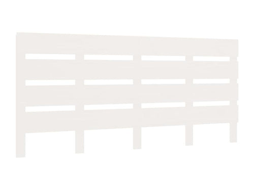 White bed frame 120x200 cm solid pine wood UIDN26036