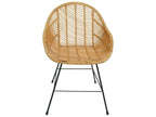 Dormeva-M28 Dining Chair, Wicker Kitchen Chair, Rattan Chair, Dormeva Rattan and Metal Chair QAES67801