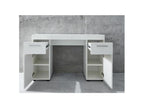 Dormeva WILP68001 White Lacquered Desk with 2 Doors and 2 Drawers