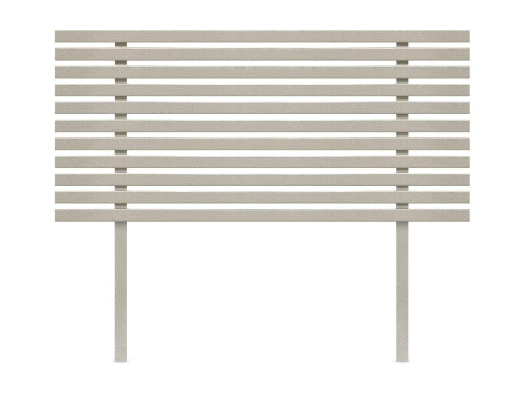 Dormeva Recycled Wood Headboard, Japanese Style, with Legs, 80x115 cm, Fits 80cm Beds - Beige, Spikes, RWRE66897