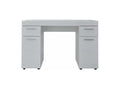 Dormeva WILP68001 White Lacquered Desk with 2 Doors and 2 Drawers