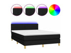 Dormeva bed base with LED mattress, black, 140x200 cm, fabric, BQUG93736