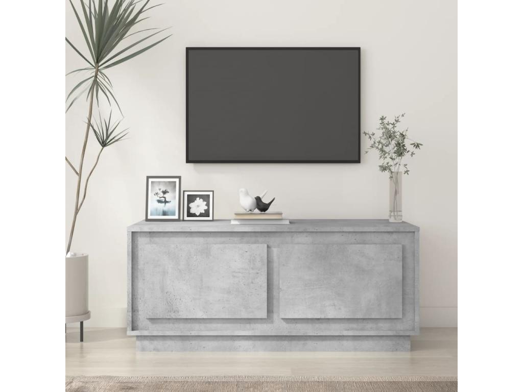 Concrete grey coffee table 102x50x44 cm engineered wood YBCR33612