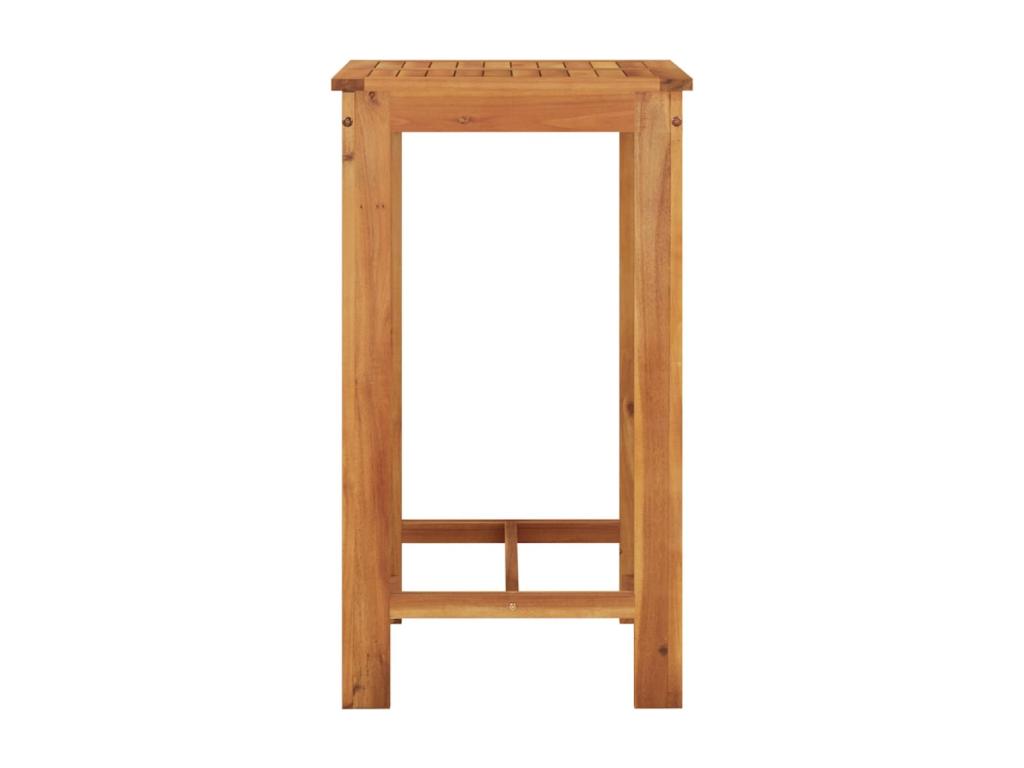 Dormeva XTKM23570 3-piece garden bar set, grey solid wood and rattan