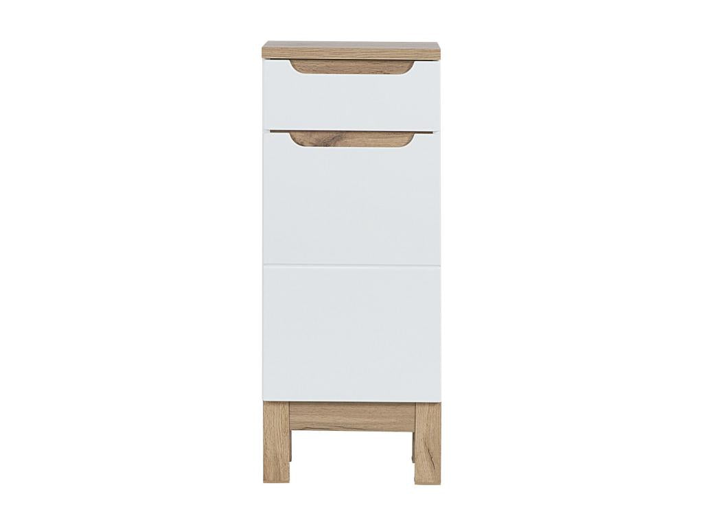 Dormeva SCAB35 1D1D Side Cabinets 35x33x86 White TXKC97624