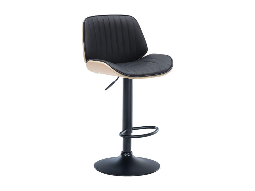 Brown metal designer bar stool, 49.5x50x90 cm, 10 0005297 EEDL43978