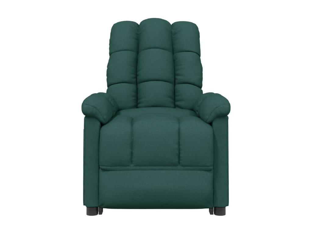 Dark Green Fabric Reclining Armchair JNFX40578