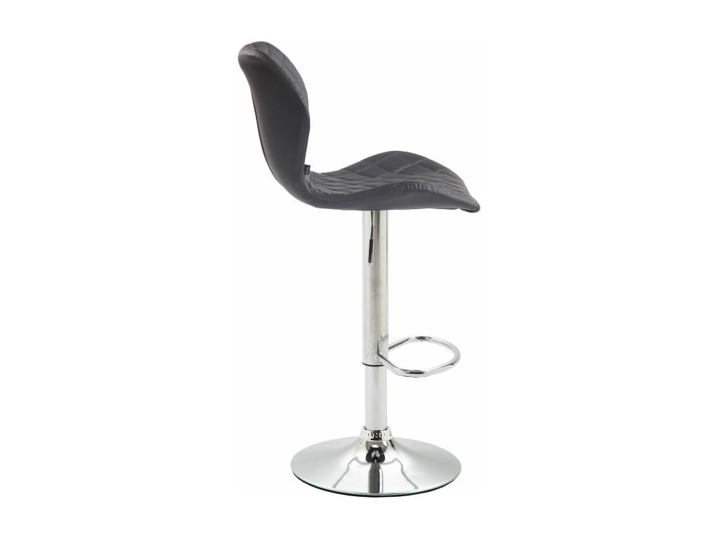 Bar stool x1, grey metal, 47x51x88 cm, 10 0004646 SZSU36217