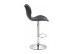 Bar stool x1, grey metal, 47x51x88 cm, 10 0004646 SZSU36217