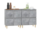 2-piece sideboard set, concrete grey, 60x35x70 cm, engineered wood, VSKK67607