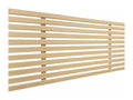 Dormeva Recycled Wood Headboard DM Vertical Pallet Style 90x46cm for 80/90cm Beds - Linen Finish NRQE35595