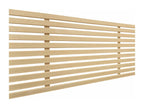 Dormeva Recycled Wood Headboard DM Vertical Pallet Style 90x46cm for 80/90cm Beds - Linen Finish NRQE35595