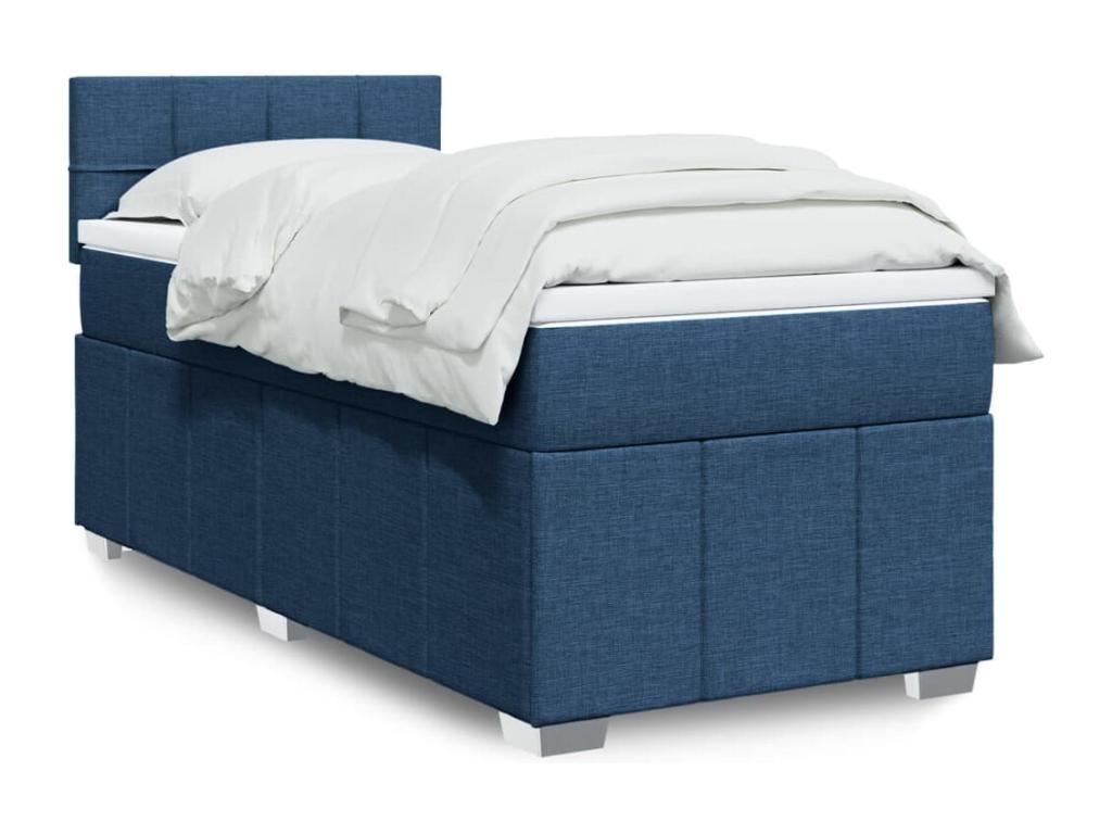 Dormeva bed base with mattress, blue, 100x200 cm, fabric, CPWO70546