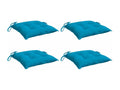 Pallet cushions, set of 4, light blue, 50x50x7 cm, Dormeva fabric FAHH83044