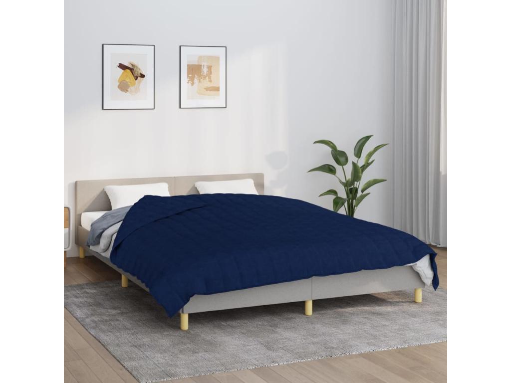 Weighted Blanket, Blue, 200x220 cm, 13 kg, Fabric BXTS79039