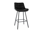 Bar stool x1 silver metal 49x56x104 cm 10 0005466 BQRG54501