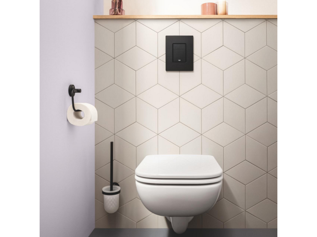 Dormeva Start wall-mounted toilet paper holder, matte black, BPFK52963