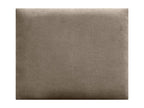 Dormeva Upholstered Headboard in Dormeva Fabric, Composed of Interchangeable Self-Adhesive Bed Panels for Luxury Bedroom, Earth, 120 cm JJNL88931