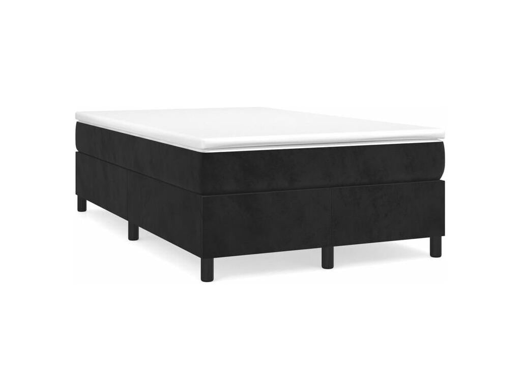 Dormeva bed base with black 120x200 velvet mattress GFEJ20821