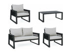 4-seater garden furniture set and coffee table - Dormeva EHSV64664