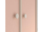 Lysvia 2-Door Wardrobe, Beige and Pink HVZA63147