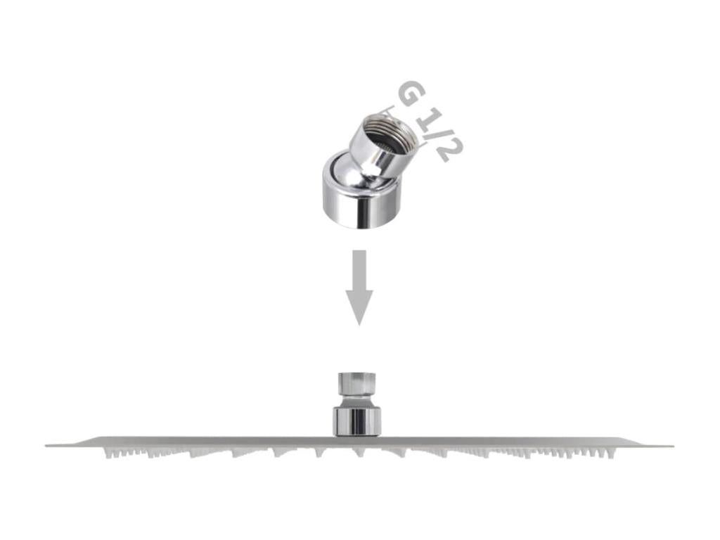 Set of 2 silver apples 30x30x30 cm 02 0002106 RQLK15620