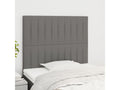 2-piece headboard, dark grey, 100x5x78/88 cm, fabric, KSHF17940
