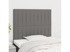 2-piece headboard, dark grey, 100x5x78/88 cm, fabric, KSHF17940