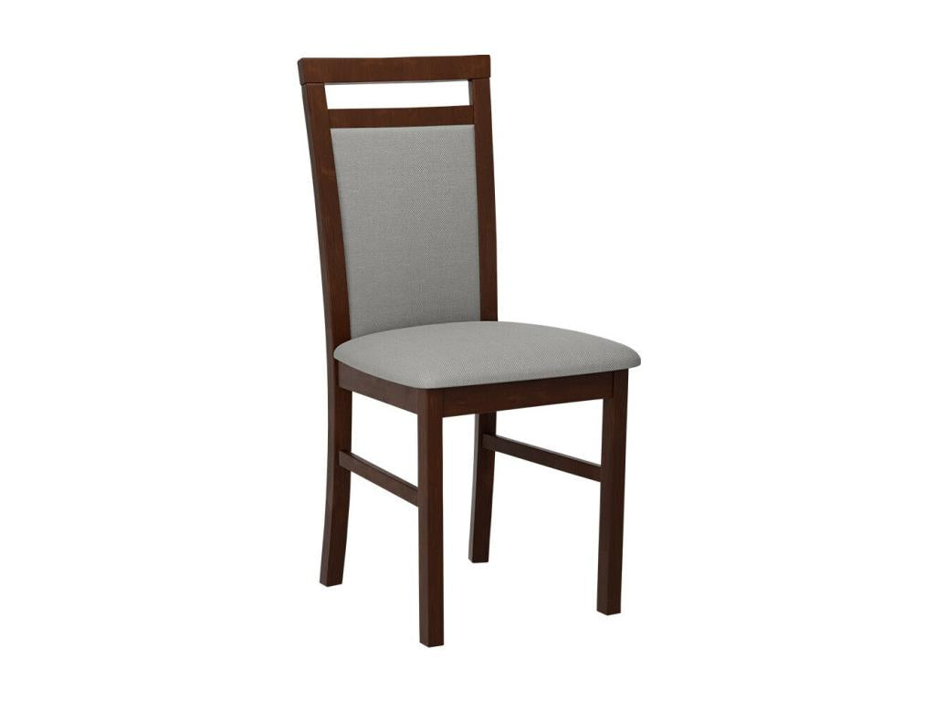 Victorville 154 Chair Light Grey - Walnut 93x43x40cm Upholstered Wood FPCC11183